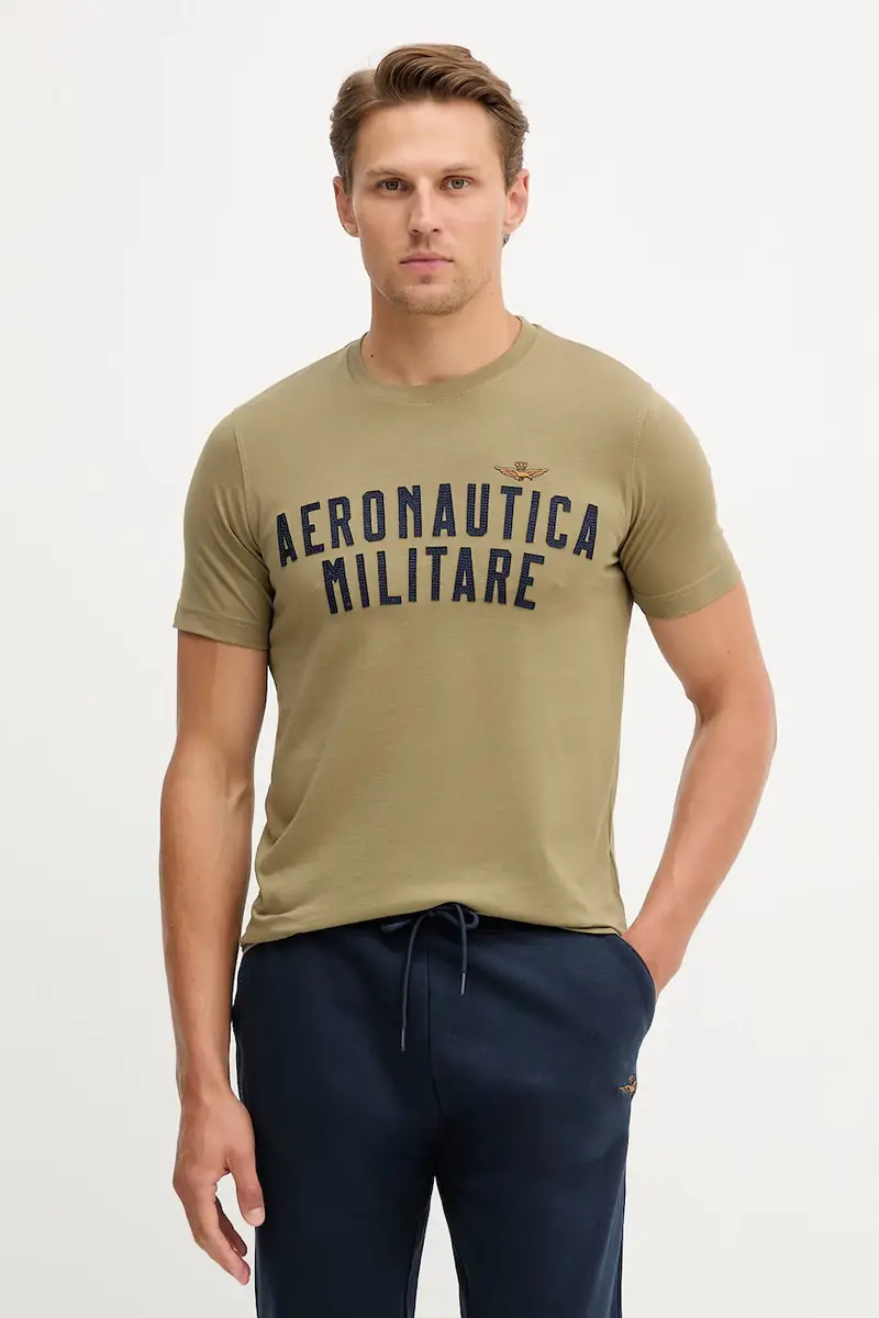 Aeronautica Militare T-shirt Uomo Verde 3781041