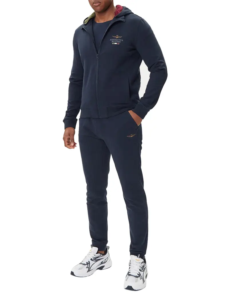 tuta sportiva aeronautica militare da uomo - blu