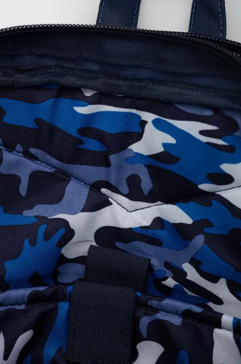 zaino uomo Blu navy miniatura 5