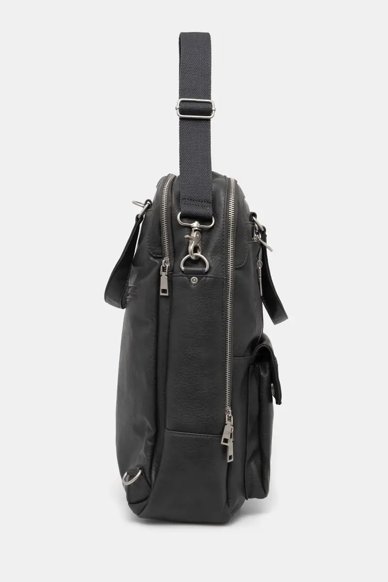 zaino uomo Grigio miniatura 2