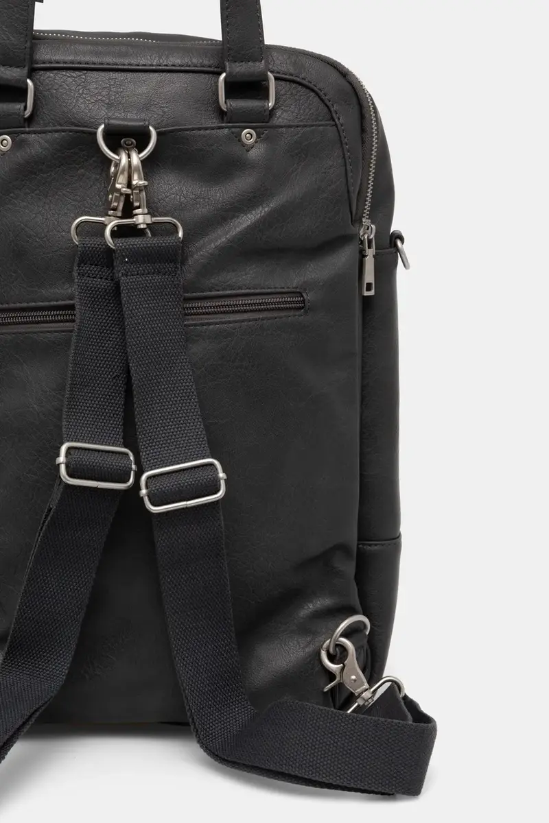 zaino uomo Grigio miniatura 3