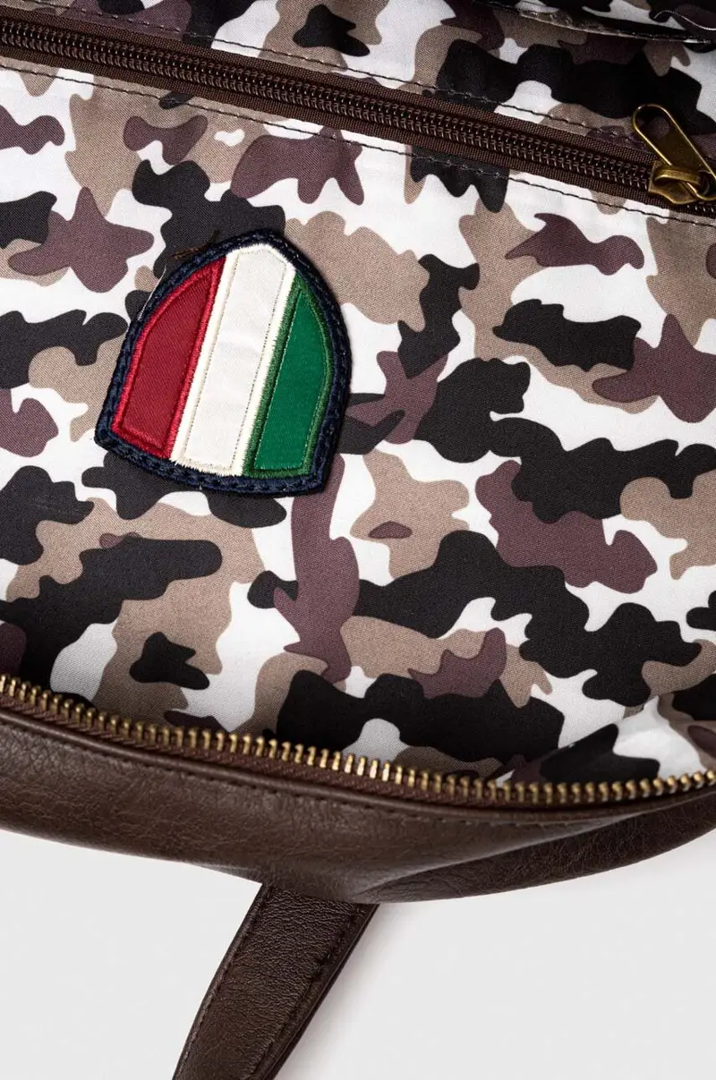 zaino uomo Marrone miniatura 5