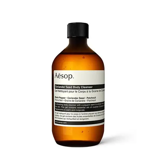 Detergente corpo Aesop Coriander con tappo a vite