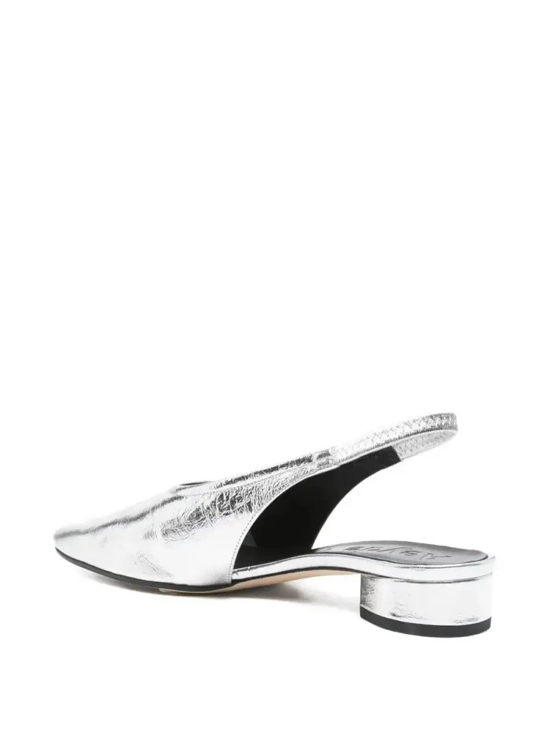 Slingback crackle ARGENTO miniatura 2