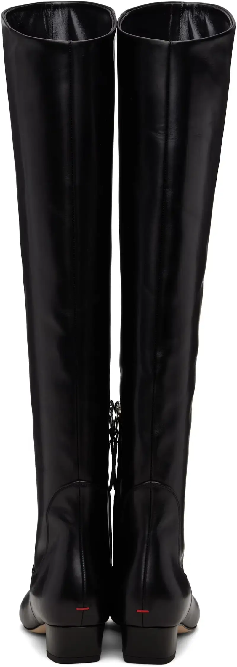 Aeyde Stivali Nero in Pelle di Vitello miniatura 2