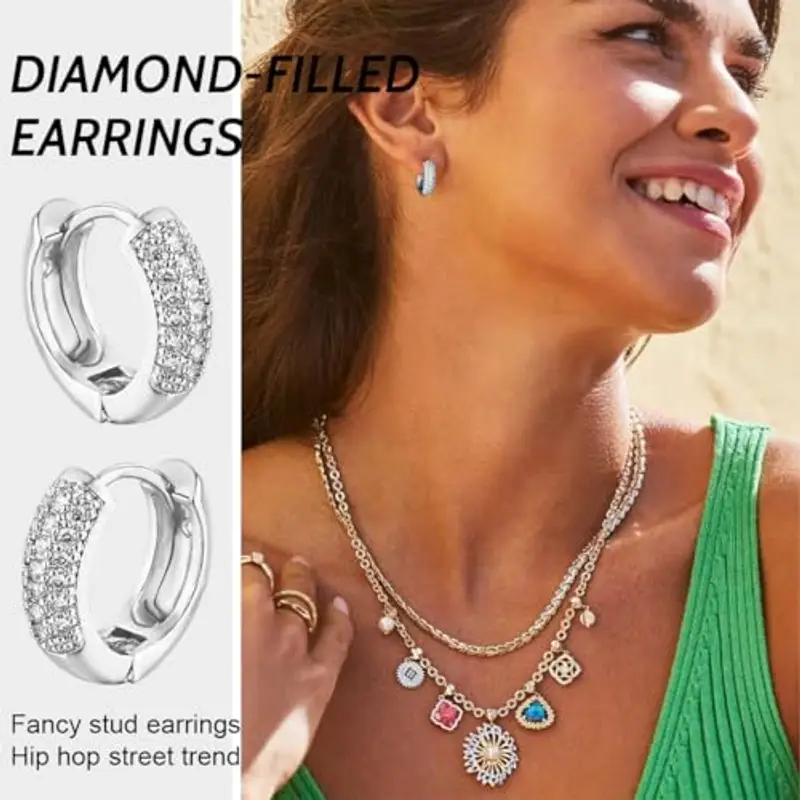 AFCJLTO Orecchini Donna Bianco 1200421 miniatura 3