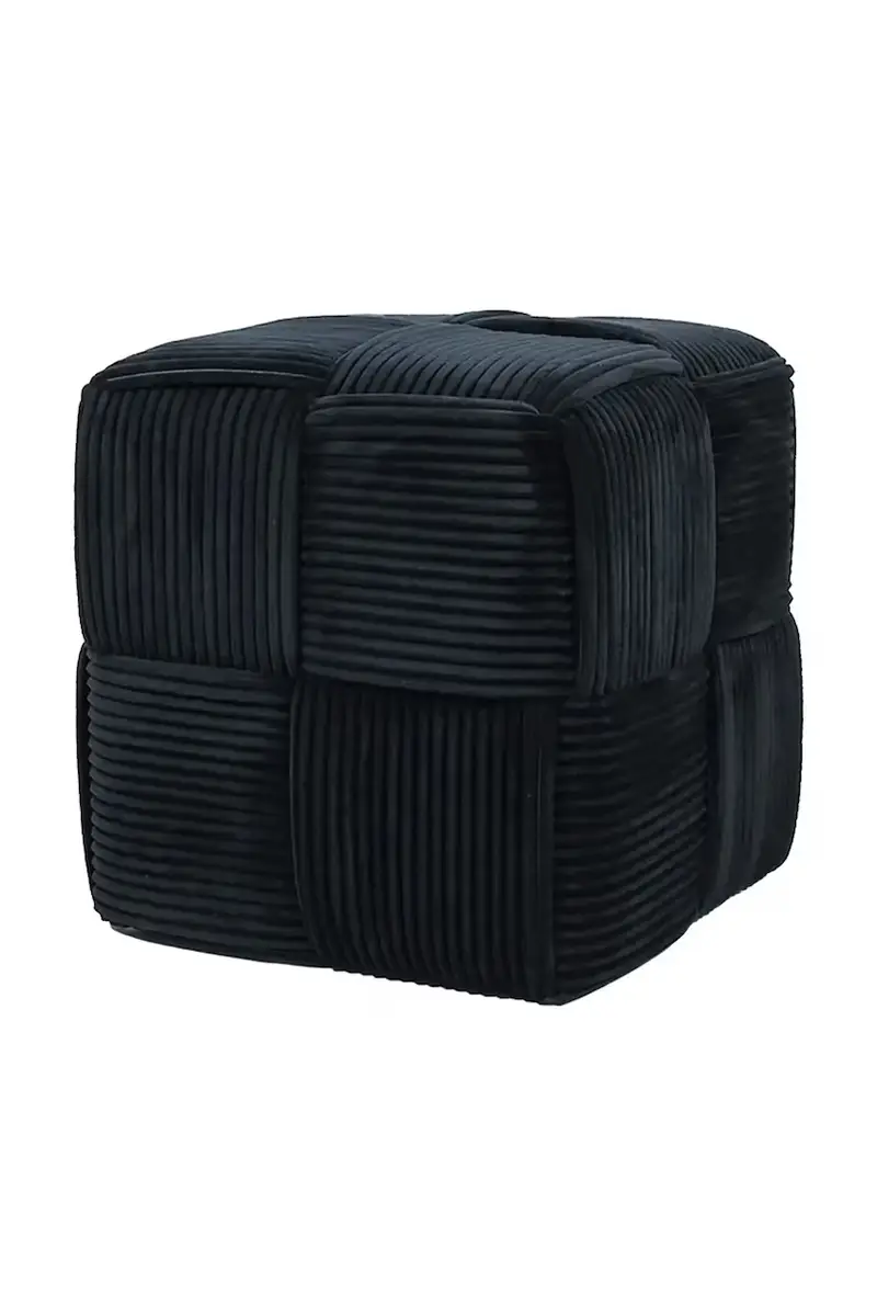 pouf Wiki 42,5 x 42,5 x 43 cm Blu navy