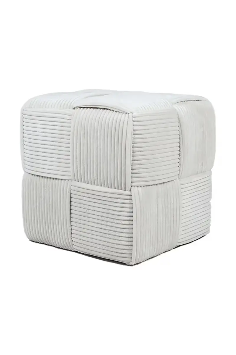 pouf Wiki 42,5 x 42,5 x 43 cm Grigio