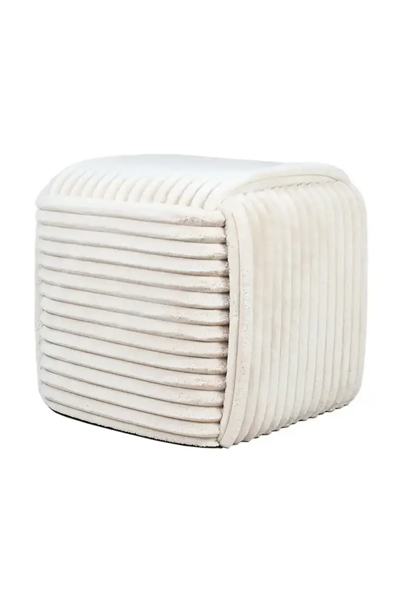 pouf Wiki 43 x 43 x 38 cm Bianco