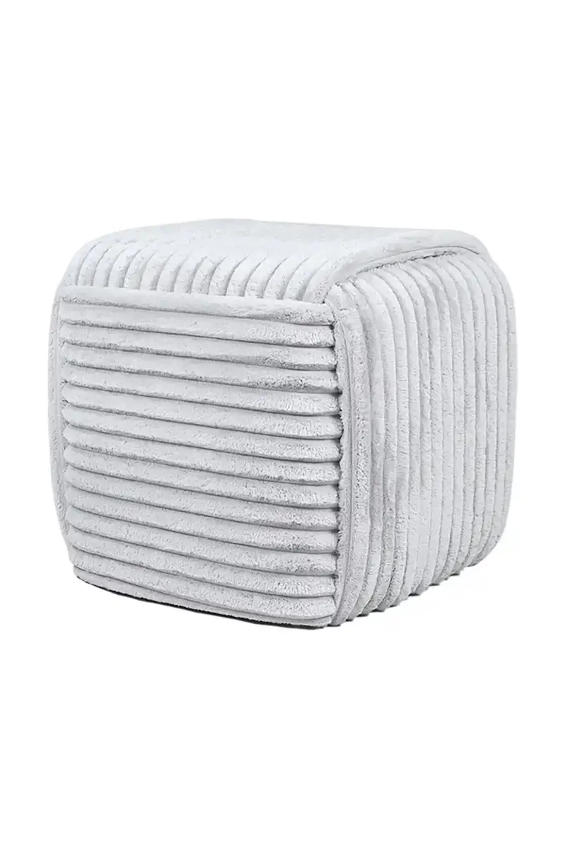 pouf Wiki 43 x 43 x 38 cm colore grigio