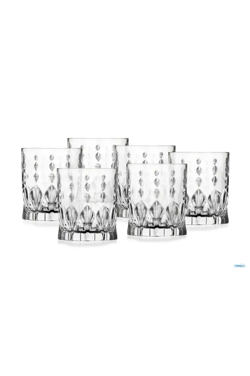 seti bichieri da whisky Marylin 340 ml pacco da 6 colore trasparente Transparente