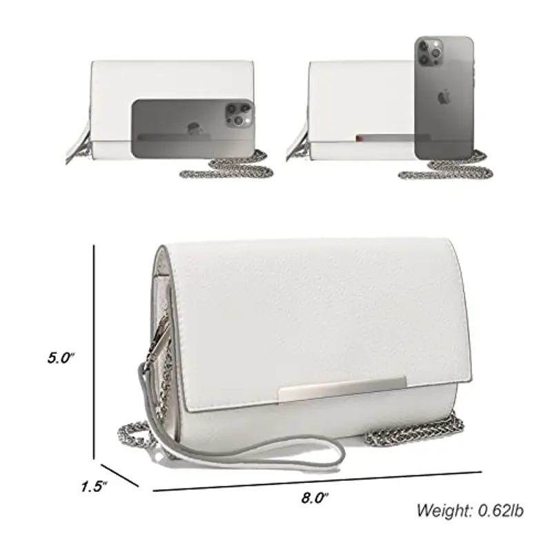 AFKOMST Clutch Donna Bianco 2458046 miniatura 3