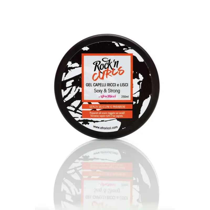 Rock' n Curls Gel per Capelli Ricci e Lisci - Sexy & Strong - Gel capelli