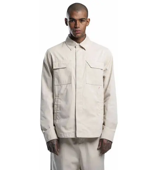 Camicia maniche lunghe - uomo Beige