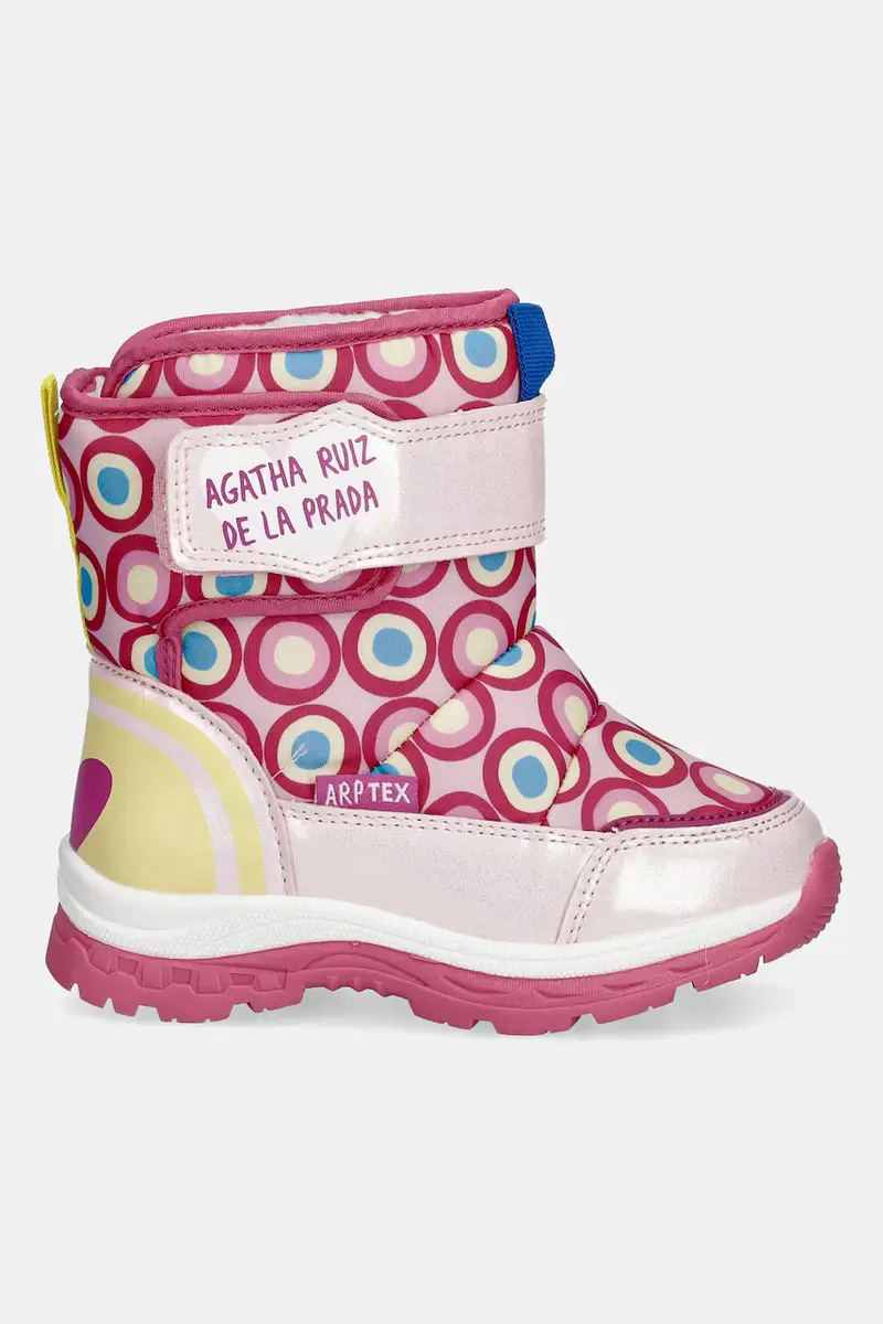 stivali da neve bambini Rosa miniatura 2