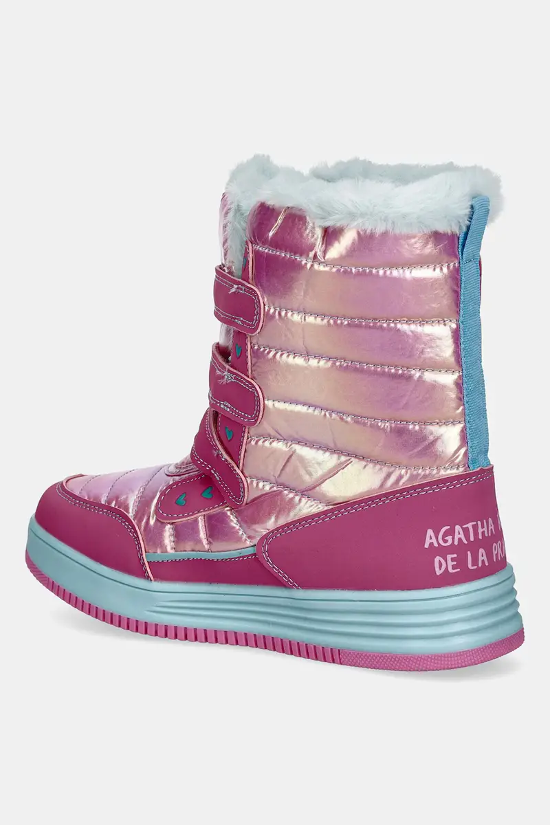 stivali da neve bambini Rosa miniatura 3