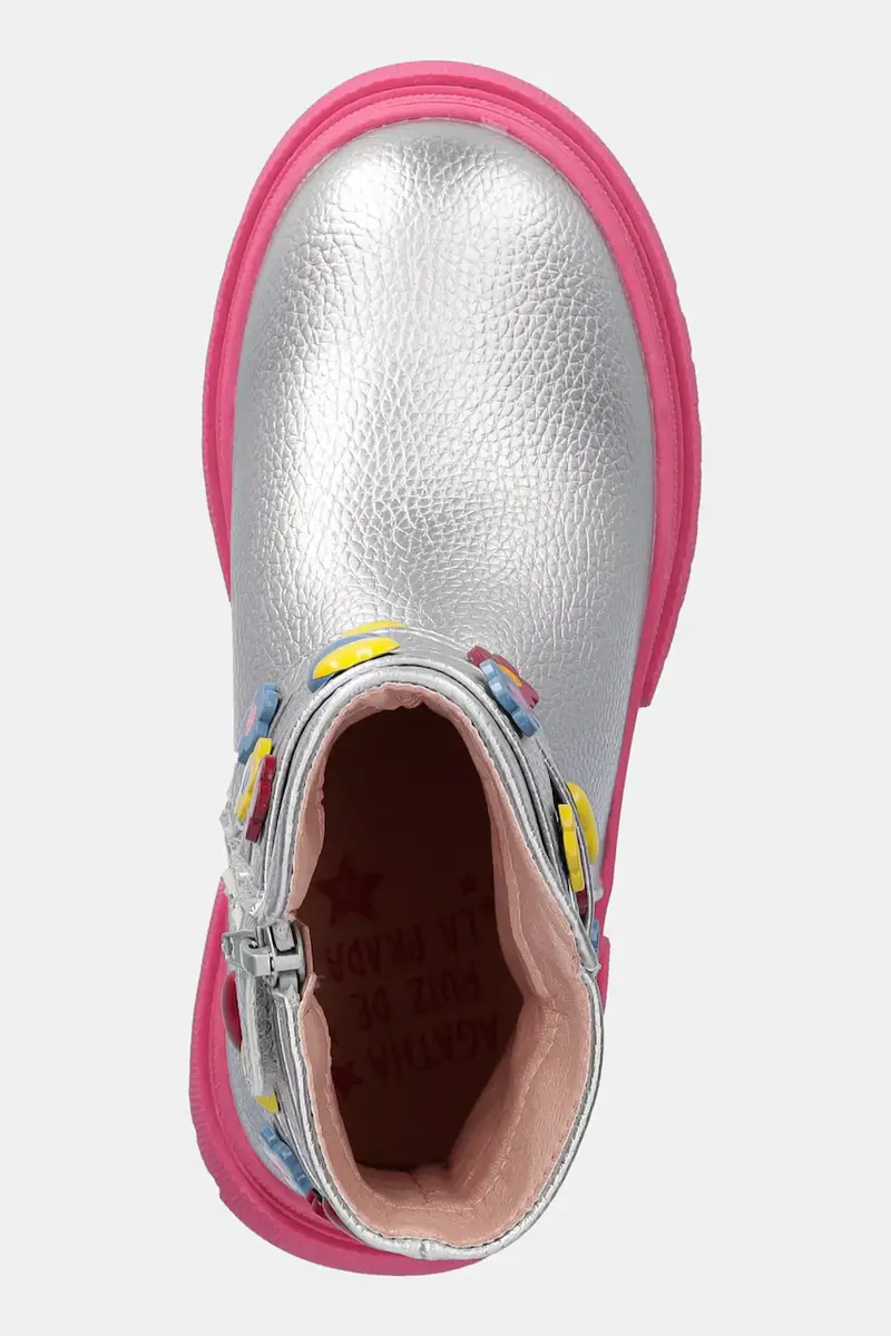 stivali per bambini colore argento 251968 miniatura 4