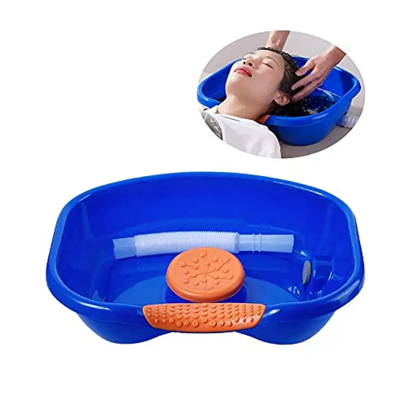 AGDLLYD Lavatesta portatile gonfiabile,Semplifica il lavaggio dei capelli,Vassoio per lavare capelli in lavandino,ottimo per chi e' immobilizzato a letto