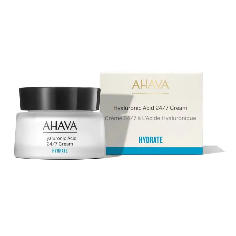 Time to Hydrate Hyaluronic Acid 24/7 Cream - Trattamento antietà pelli mature,Crema antirughe,Crema idratante viso