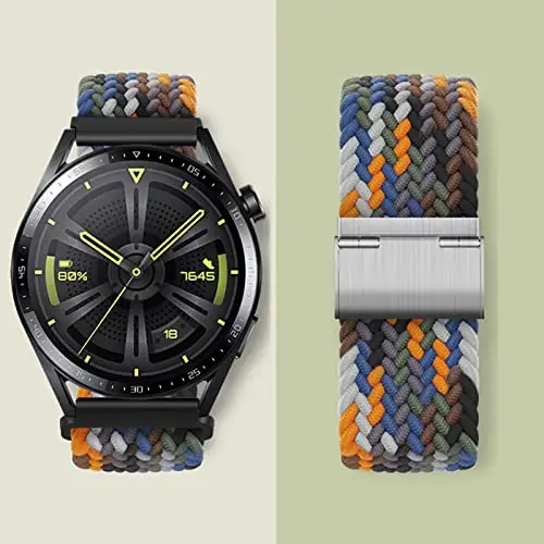 AidorMax Cinturino a Sgancio Rapido 20 mm, Cinturini in Elegante e Confortevole Elastico Traspirante con Fibbia miniatura 2