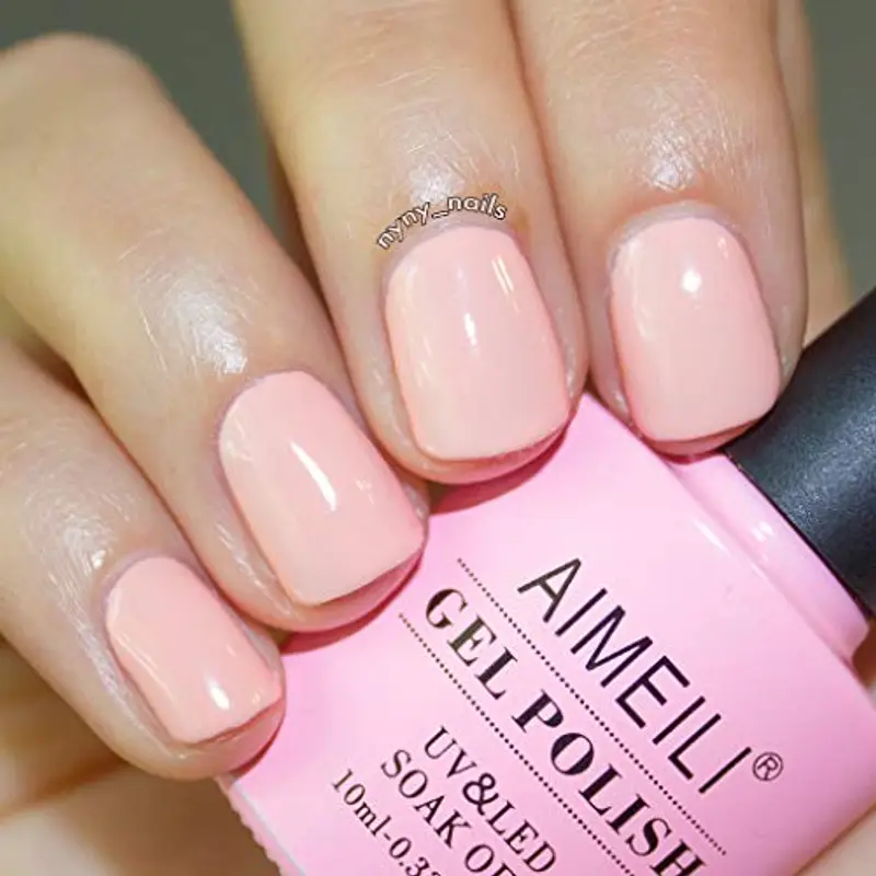 AIMEILI Smalto Semipermente per Unghie in Gel UV LED Smalti per Unghie Colori per Manicure - Peachy (041) 10ml miniatura 3