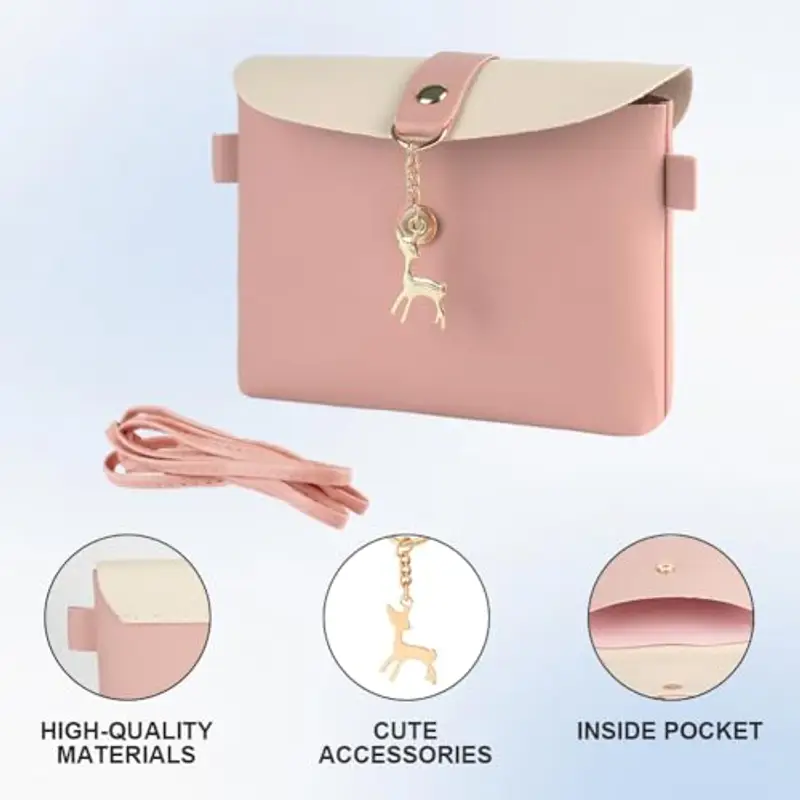 Ainiv Borsa a tracolla Ragazza Rosa 1277802 miniatura 3