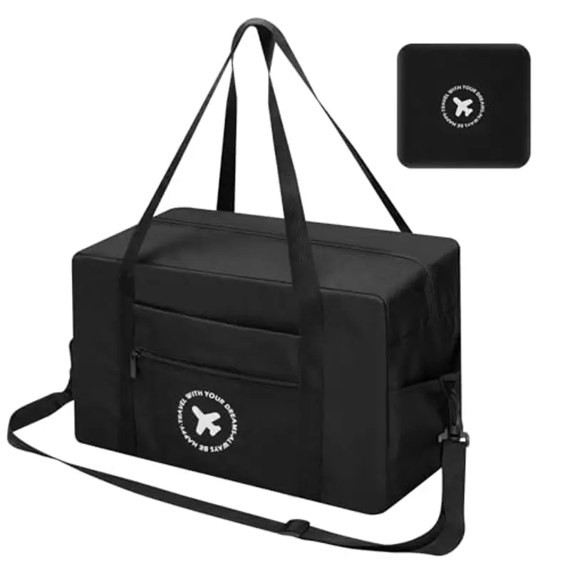 AiQInu Borsone da viaggio Nero 2328546