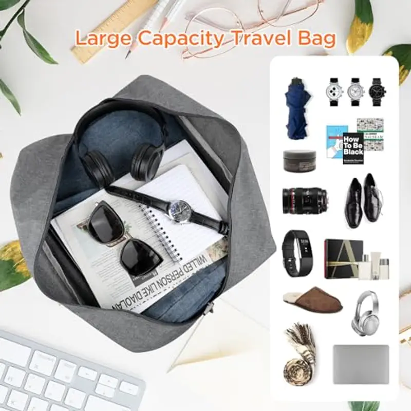 AiQInu Borsone da viaggio Grigio 2328545 miniatura 3