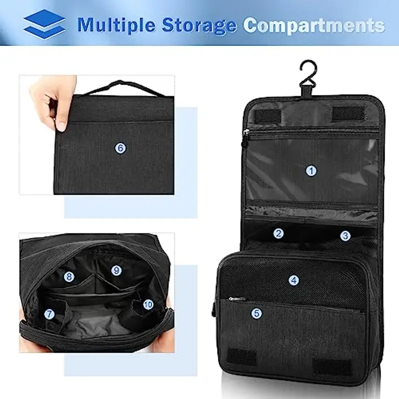 AiQInu Beauty Case Donna Nero 1206180 miniatura 2