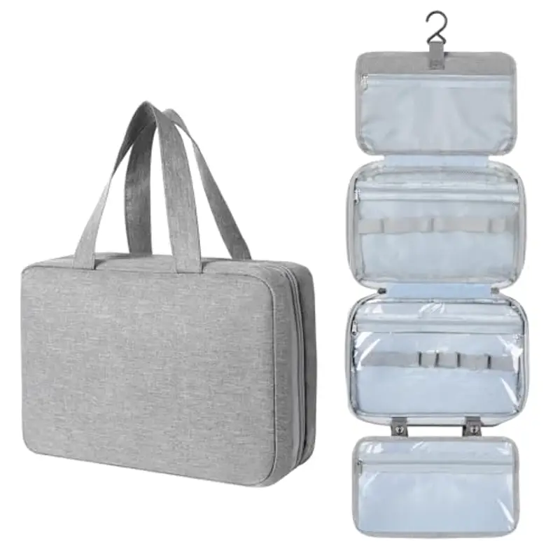 AiQInu Beauty Case Uomo Grigio 1610995