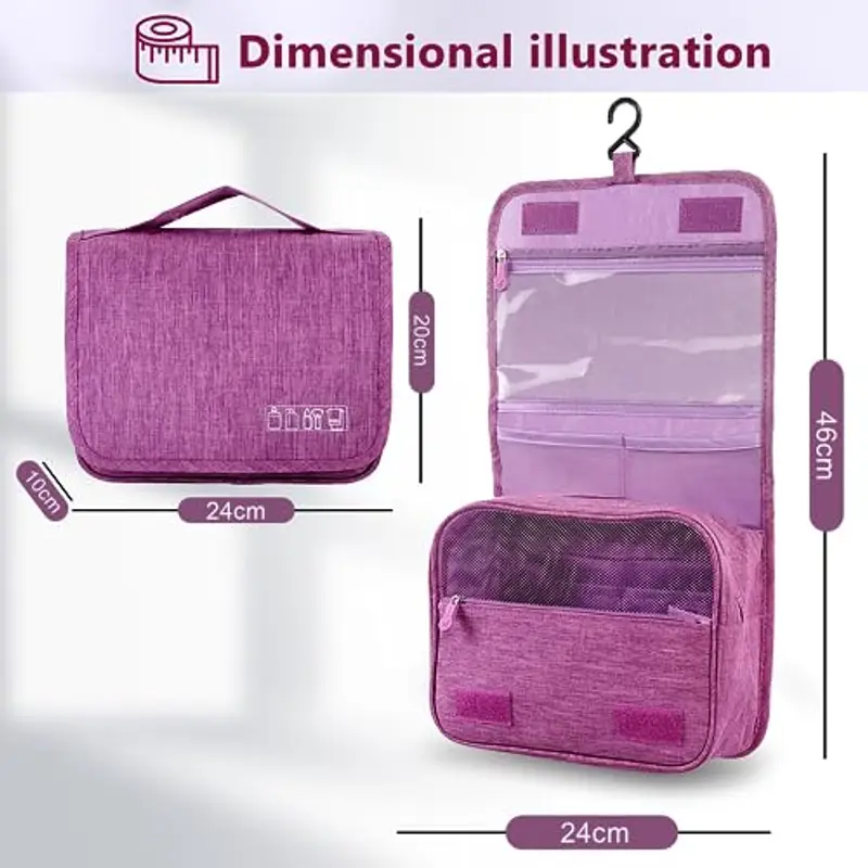 AiQInu Beauty Case Donna Viola 1610989 miniatura 3
