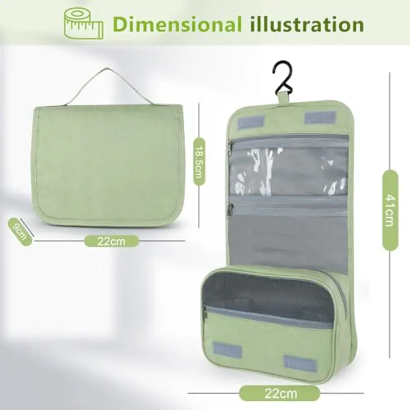 AiQInu Beauty Case Donna Verde 2098143 miniatura 3