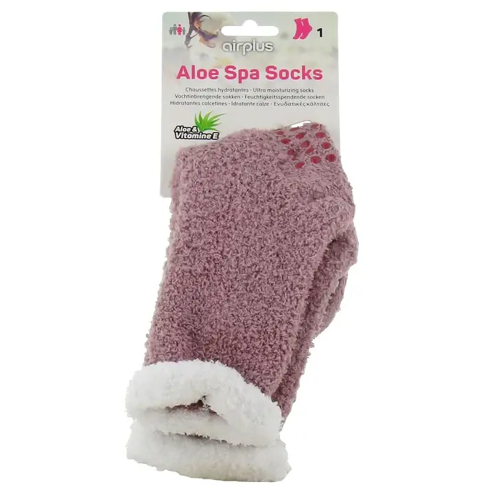 Calzini AirPlus Aloe Spa - Calzini idratanti - Colore Parma/Bianco