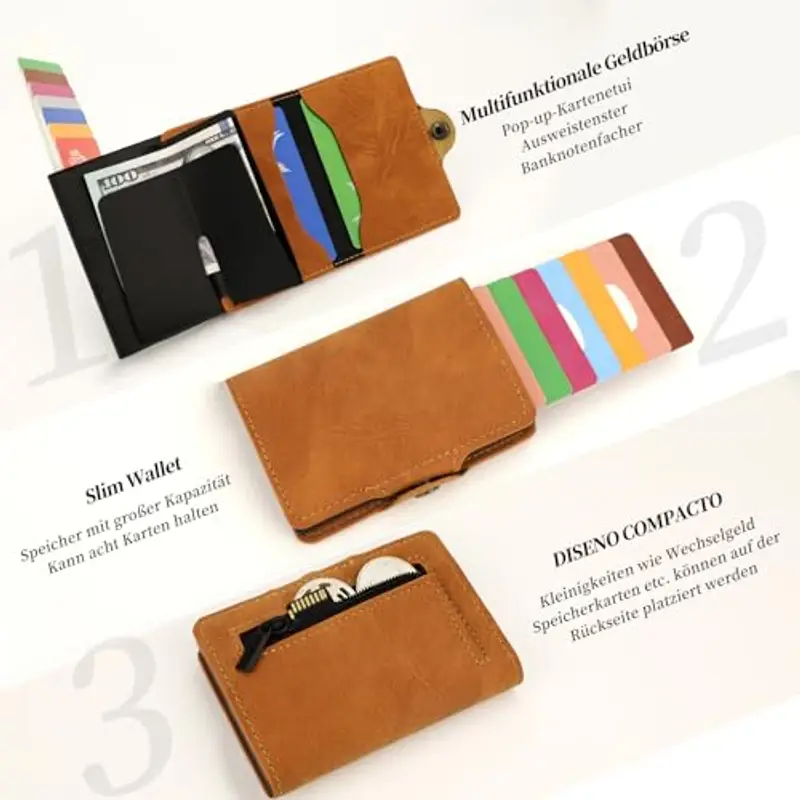 AISIR Porta carte di credito Uomo Nero 2303152 miniatura 2