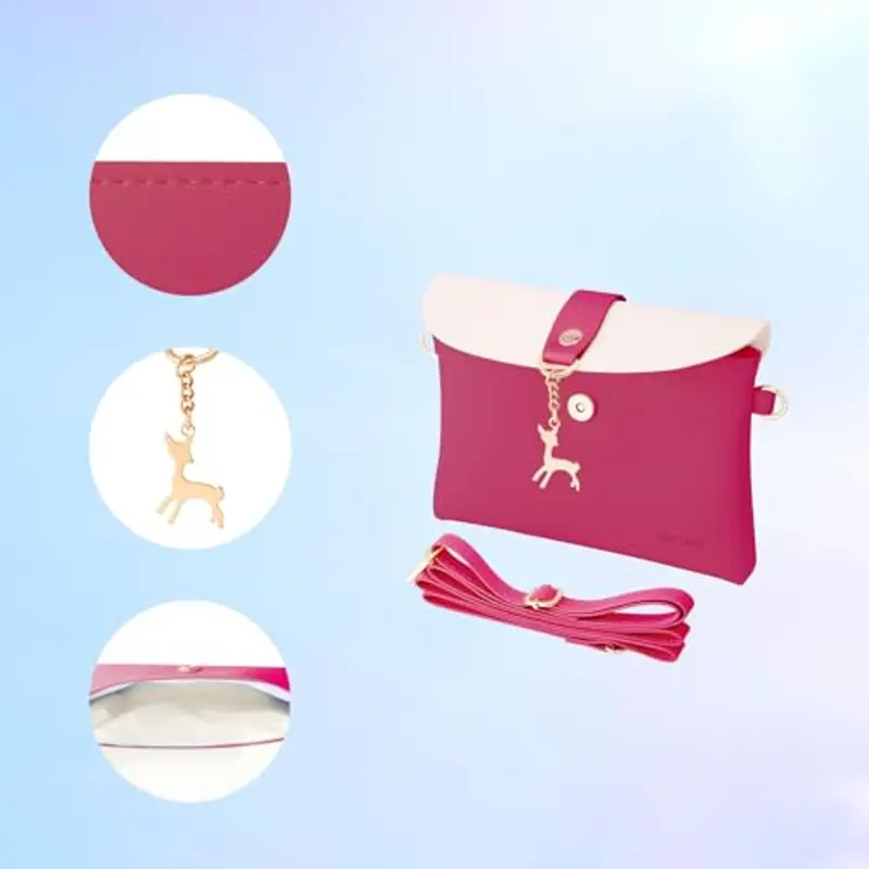 AISPARKY Borse a tracolla per ragazze piccole borse per ragazze adolescenti regali tracolla regolabile, borsa squisita miniatura 2