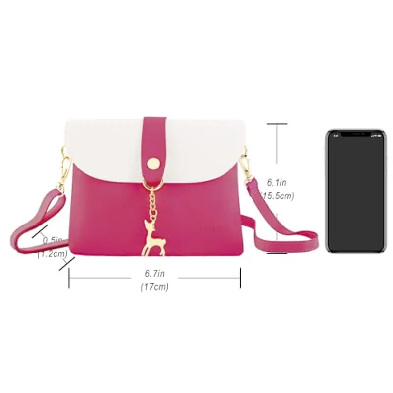 AISPARKY Borse a tracolla per ragazze piccole borse per ragazze adolescenti regali tracolla regolabile, borsa squisita miniatura 3