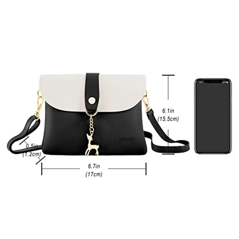 AISPARKY Borsa a tracolla Nero 2296404 miniatura 3