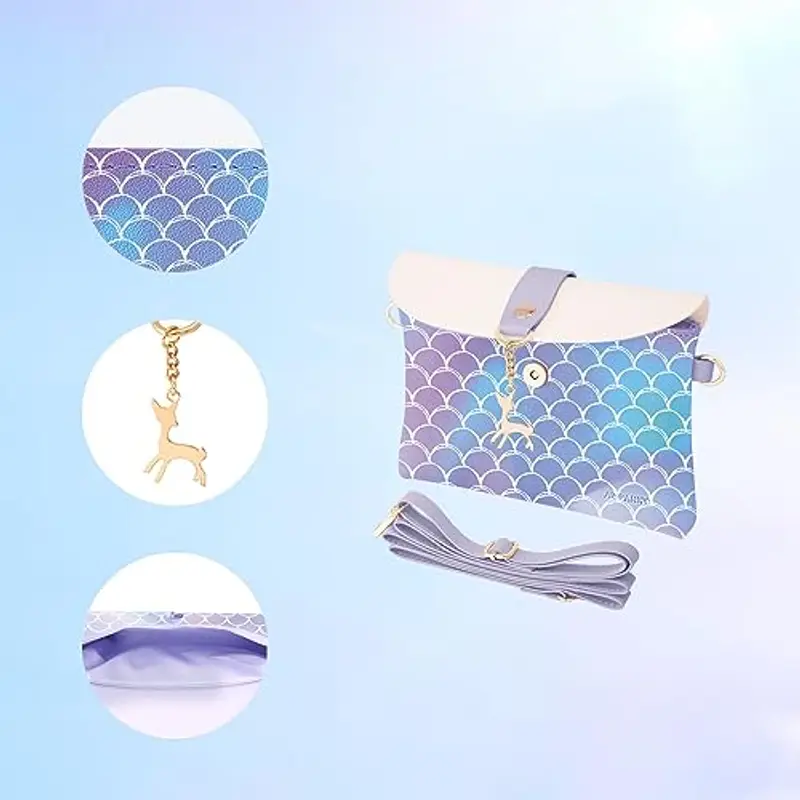 AISPARKY Borsa a tracolla Viola 2296405 miniatura 2