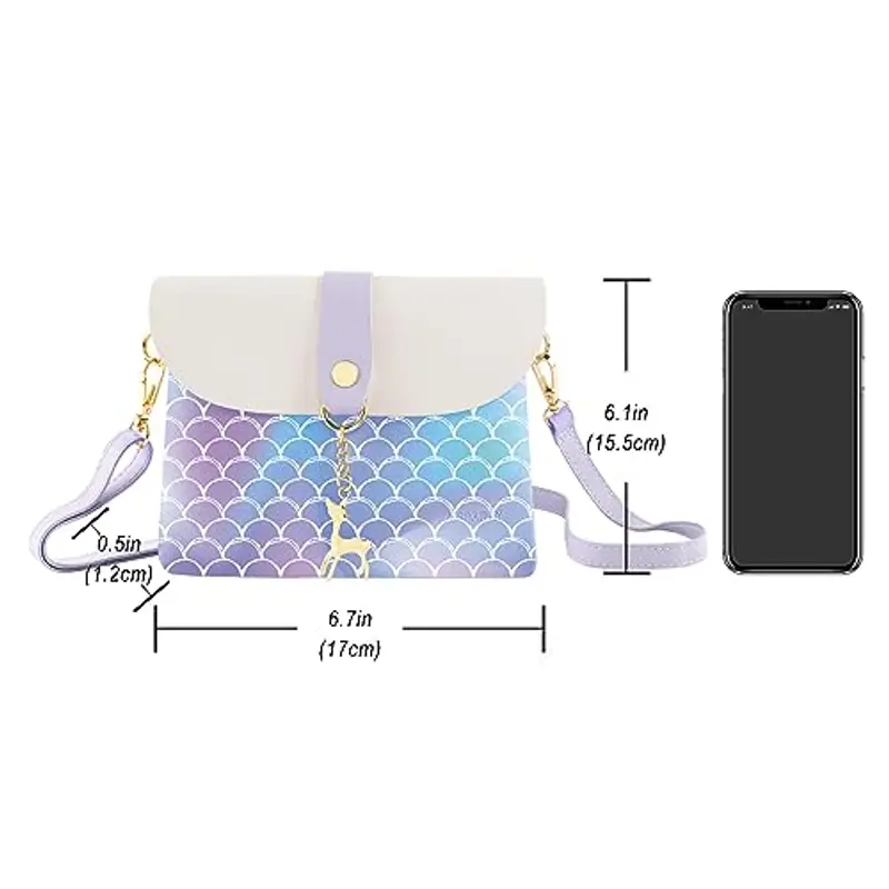 AISPARKY Borsa a tracolla Viola 2296405 miniatura 3