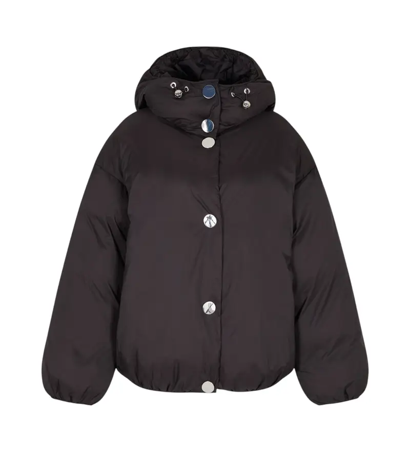 per donna. XW000709AF16197UC001 Giacca nera da stampa (XS), Nero, Casual, Poliamide