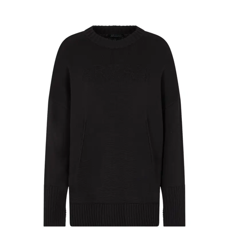 per donna. XW000760AF16552UC001 Maglione nero Relax (XS), Casual, Cotone, Classico, Manica lunga