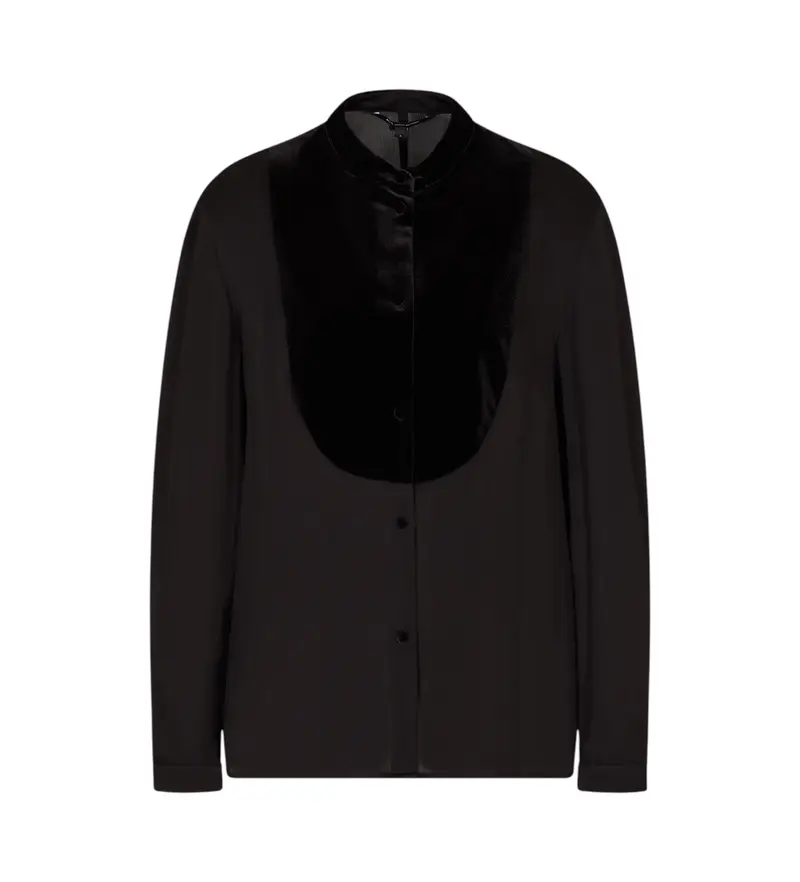 per donna. XW001037AF16121UC001 Maglietta nera Guru (XS), Nero, Casual, Classico, Viscosa, Manica lunga