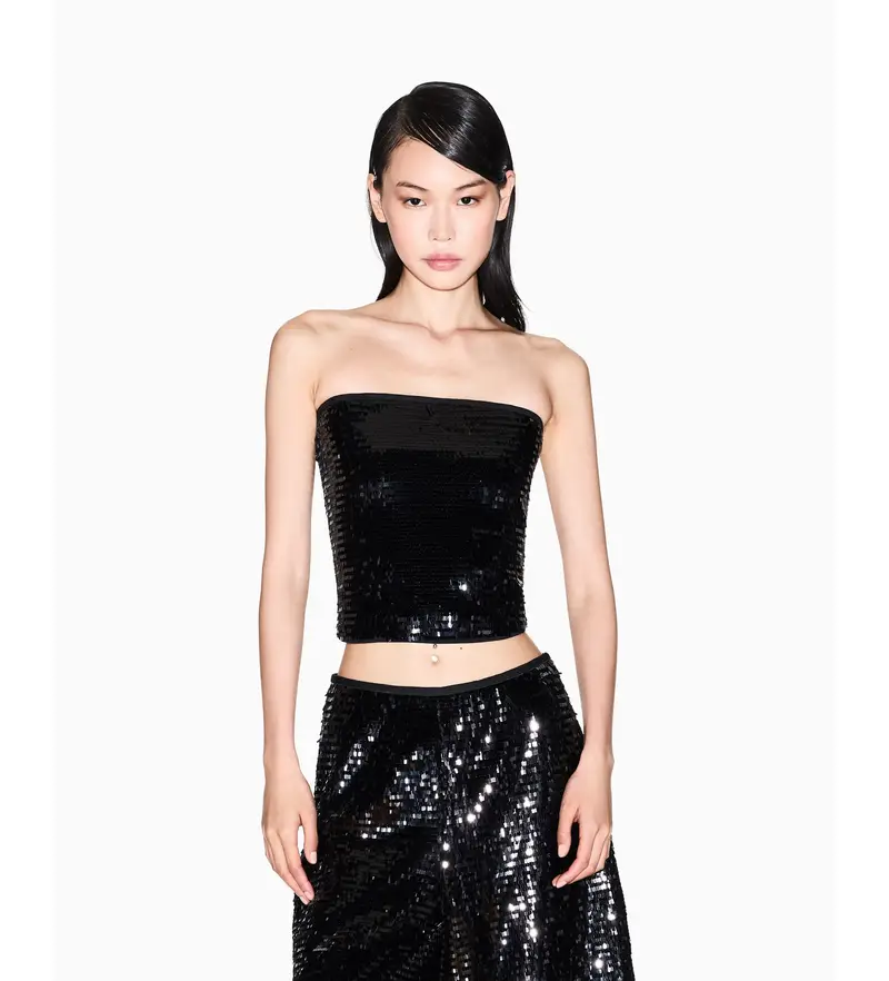 AIX Armani Exchange Top Donna Nero 3111674