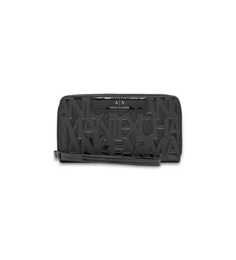 per donna. XW001606AF17290UC001 Portafoglio con cerniera nera (OSFA), Nero, Casual, Poliestere Pelle