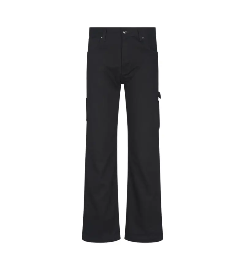 per uomo. XM001220AF16679UC001 Pantaloni neri a 5 tasche (30), Nero, Casual, Cotone