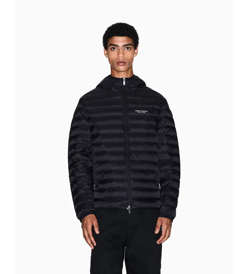 per uomo. XM001577AF16927UC001 Giacca nera in piumino (M), Nero, Casual, Poliamide