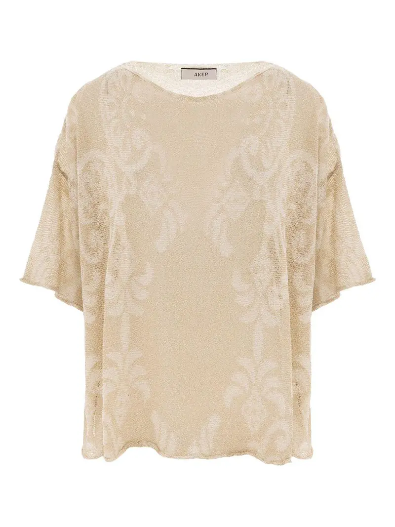 Maglia panna fantasia miniatura 2