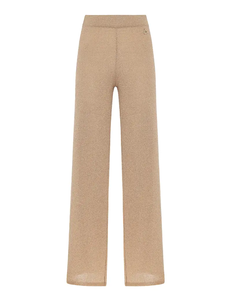 Pantalone sabbia lurex