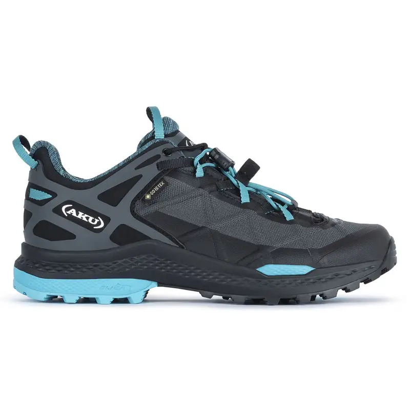 Rocket Dfs GORE-TEX Nero Turchese - Scarpe Trekking Donna EUR 41,5 / UK 7,5