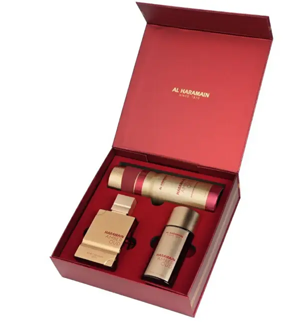 Amber Oud Ruby Edition - EDP 75 ml + EDP 30 ml + deodorante spray 200 ml
